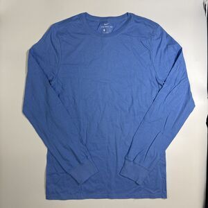 Nike The Nike Tee Men's Small Blue Long Sleeve Athletic Cut Training Shirt